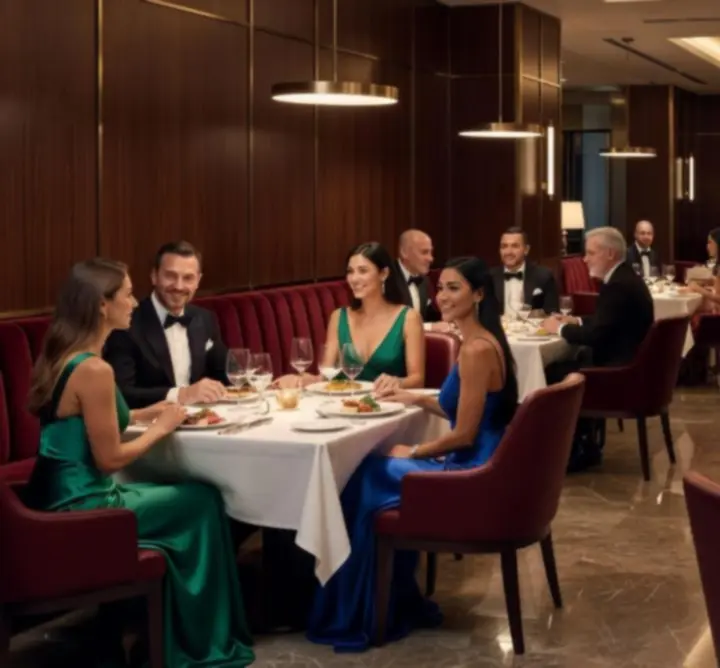 Sfeervolle avond met gasten tijdens een event bij Golden Table Lounge.